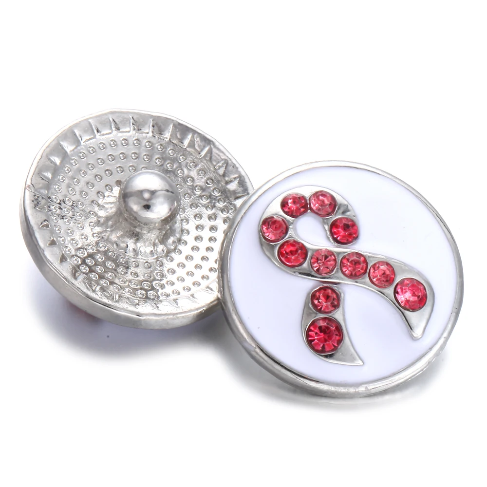6pcs/lot New 18mm Snap Buttons Jewelry Rhinestone Cross Flowers Fit Necklaces Women DIY | Украшения и аксессуары