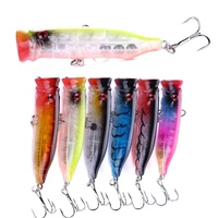 1pcs 72mm 9 5g fishing lures popper topwater floating bass lure sea pesca wobbler fishing tackle