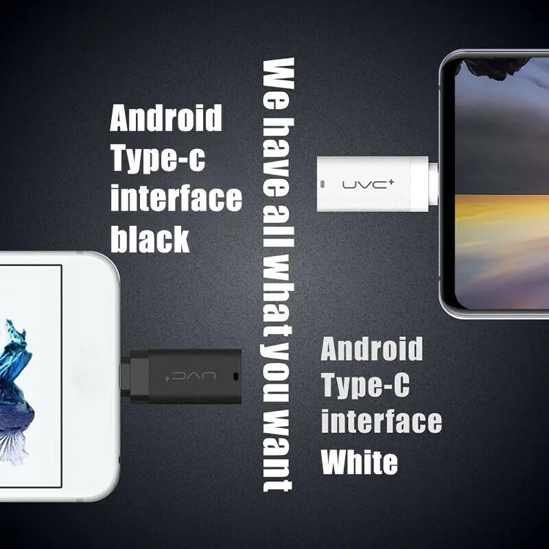 Портативный мини мобильный телефон дезинфекции свет UVC LED стерилизатор Uv