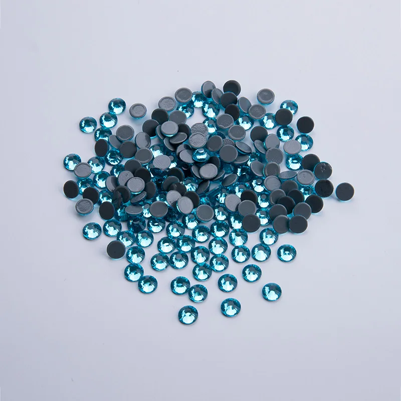 Стразы горячей фиксации искусственное аквамариновое стекло стразы для дизайна