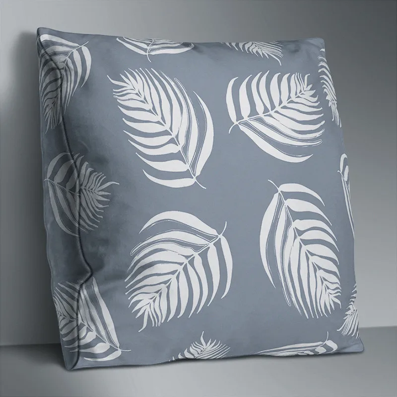 Серый полосатый Подушка Чехол геометрический диванная подушка крышка Печать