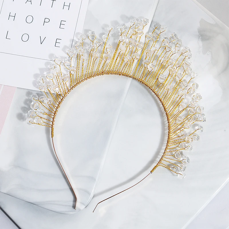 Свадебные тиары и короны Miallo ручной работы модные ювелирные украшения для