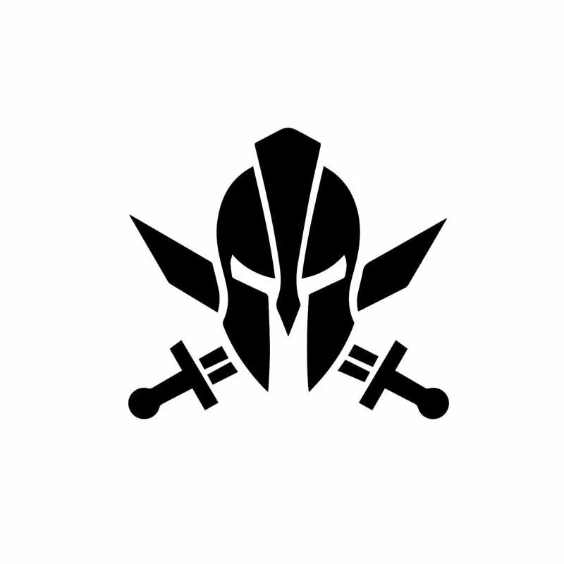 

Waterproof PVC Car Stickers Decor Motorcycle Decals Spartan Warrior Funny Decal Decorative Accessories Creative,13cm*11cm