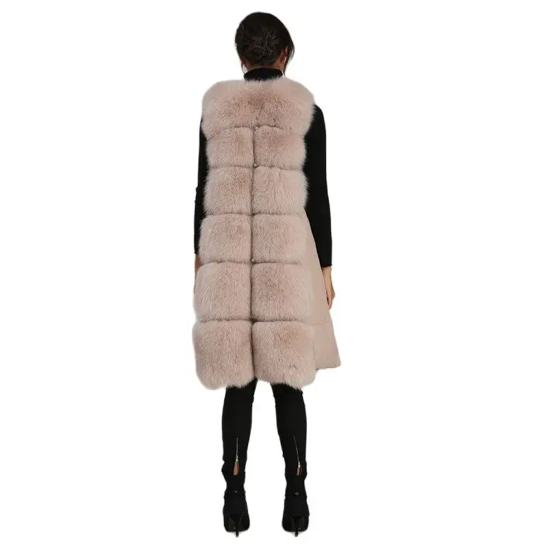 Рисунок 3 - Женский Длинный жилет из натурального Лисьего меха