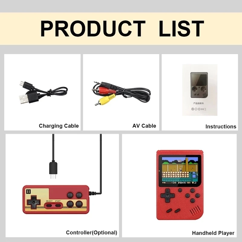Супер портативные игры Gameboy ретро мини игровая приставка консоль для двух