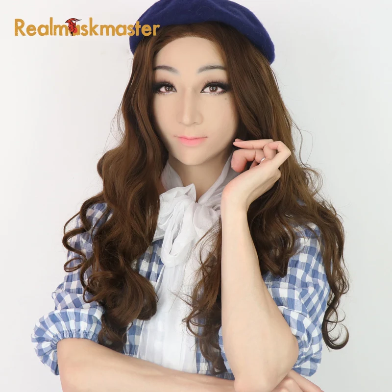 Роанье РИА транссексуал силиконовый реалистичный косплей с маской для лица