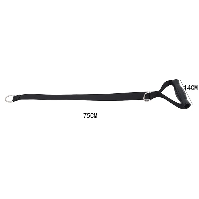 

Gym Heavy Duty Exercise Handles Tricep Rope Handle Bar Strengthen Resistance Bands Pulling Fitness Training