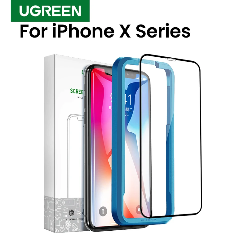 Защитное стекло Ugreen для iPhone XS Max XR X полноразмерное закаленное 3d защитная