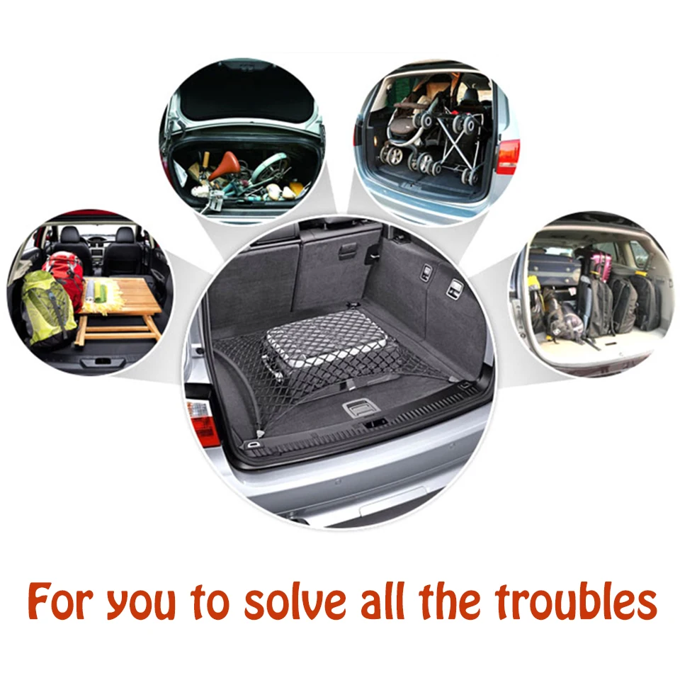 1 шт. нейлоновая сетка сумка для хранения в багажник автомобиля Hyundai Creta I30 IX35 Volkswagen