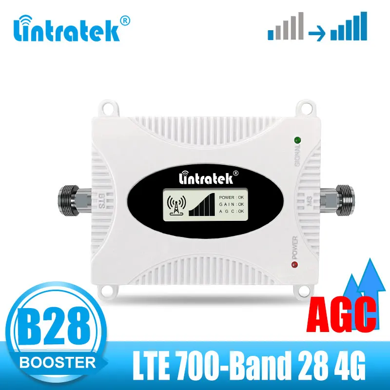4G LTE B28 усилитель сигнала 700 МГц мобильный телефон сотовый повторитель AGC полоса 28