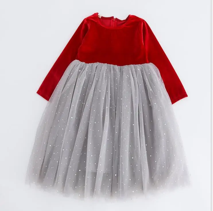 2019 New Children Baby Christmas Dresses Girls Princess Sweet Clothes 5 pcs/lot Wholesale | Детская одежда и обувь