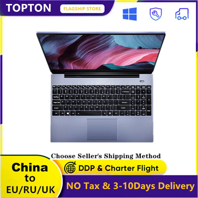 

Topton 15.6 Inch Gaming Laptop Intel Core i7 1165G7 i5 1135G7 NVIDIA MX450 2G Ultrabook Windows 10 WiFi BT Fingerprint Notebook