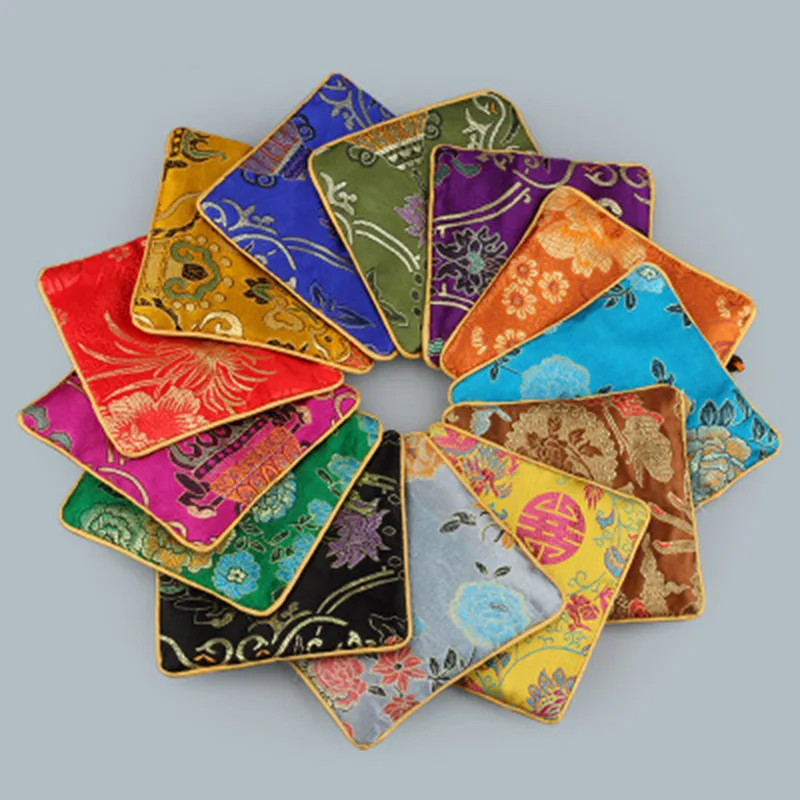 3 шт./компл. парча ключ кошелек коробка для хранения ювелирных изделий Сумка с