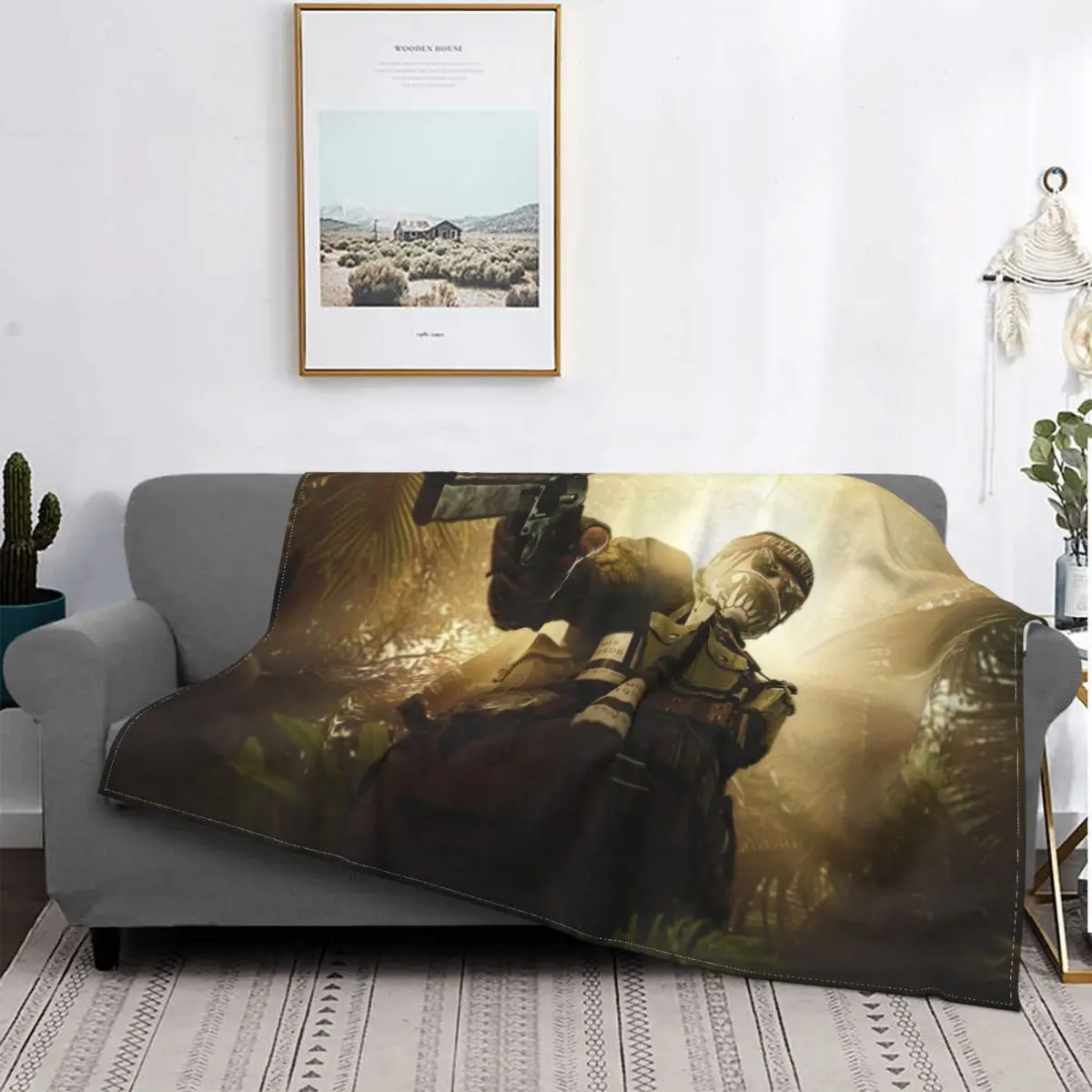

Фланелевое мягкое флисовое покрывало COD Martin