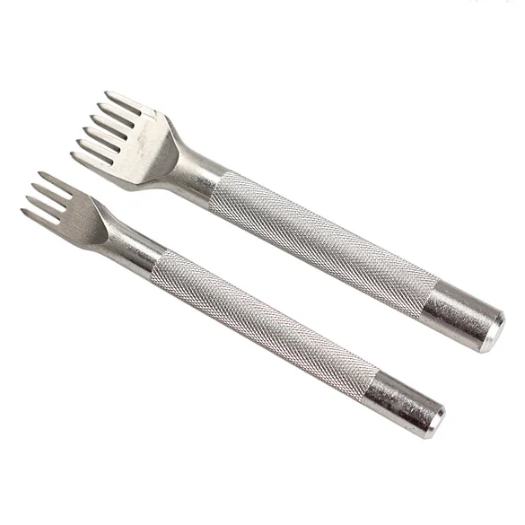 Алмазное долото 1 + 2 4 6 зубцов инструменты для кожевенного ремесла набор