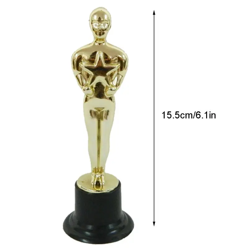 

12Pcs Oscar Statuette Mold Reward the Winners Magnificent Trophies in Ceremonies and Festivitie Cake Decoration Tools