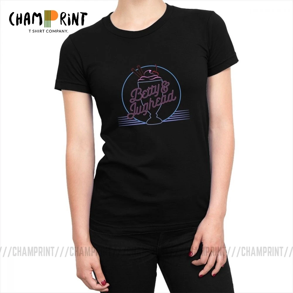 Riverdale T-shirts KPOP Jughead Milkshake Cool New Fashion Tshirt Women Grunge Rock Tees Top Cotton Original Clothes Female | Женская