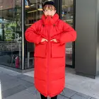 Bella philosophy 2022, Женская однотонная хлопковая куртка, женская зимняя модная Толстая парка с капюшоном, теплое пальто оверсайз с карманами