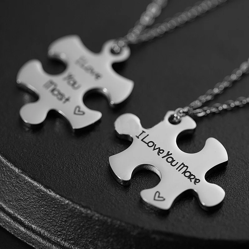 Европейская и американская популярная парная головоломка ожерелье я люблю вас