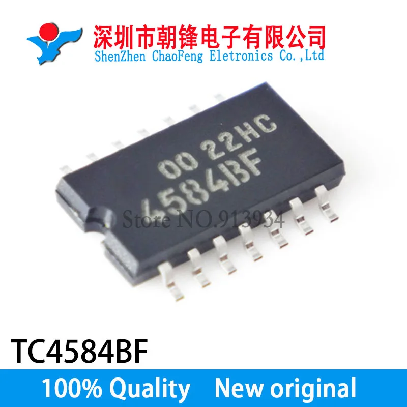 10 шт. TC4584BF 4584BF TC4584 SOP14 5 2 мм новый оригинальный | Электроника