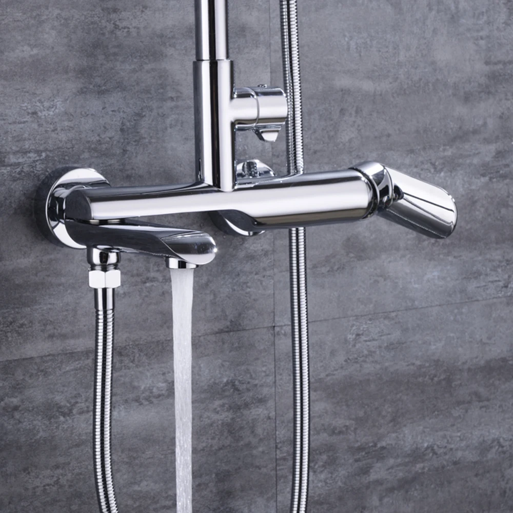 Многофункциональный душевой комплект из чистой меди для безопасности здоровья