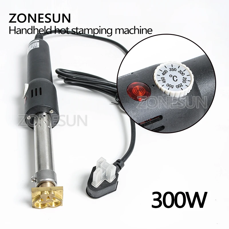ZONESUN машина для тиснения кожи паяльный бренд железо изготовления на заказ