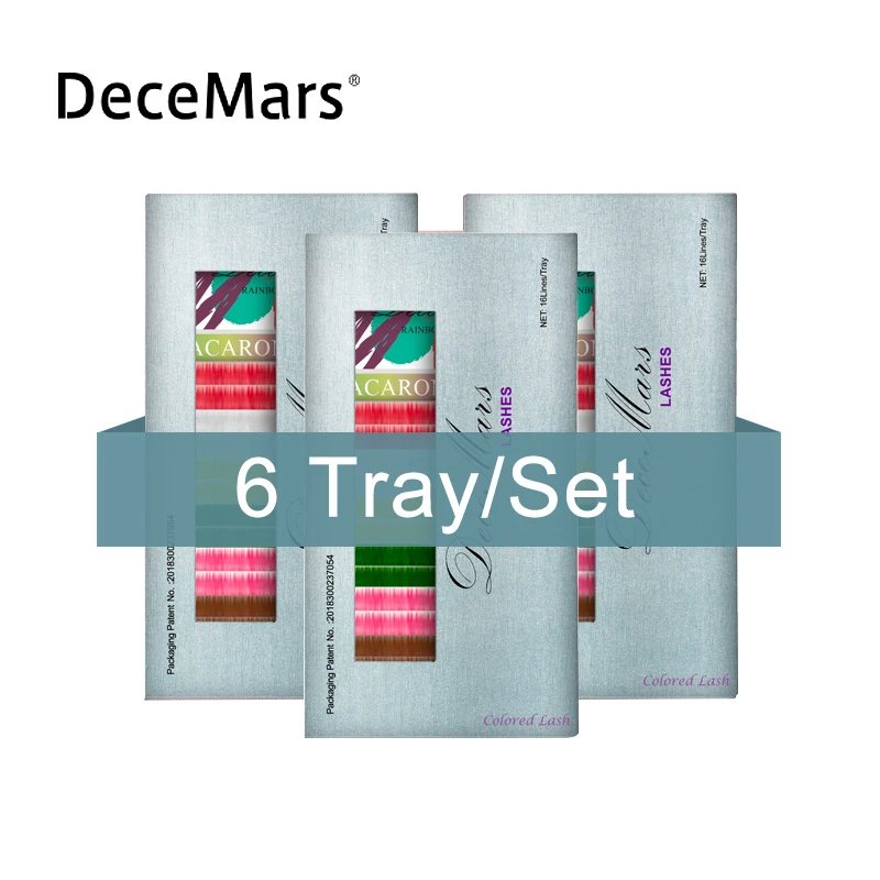 Накладные ресницы фиолетового цвета 6 шт. в партии|Накладные ресницы| |