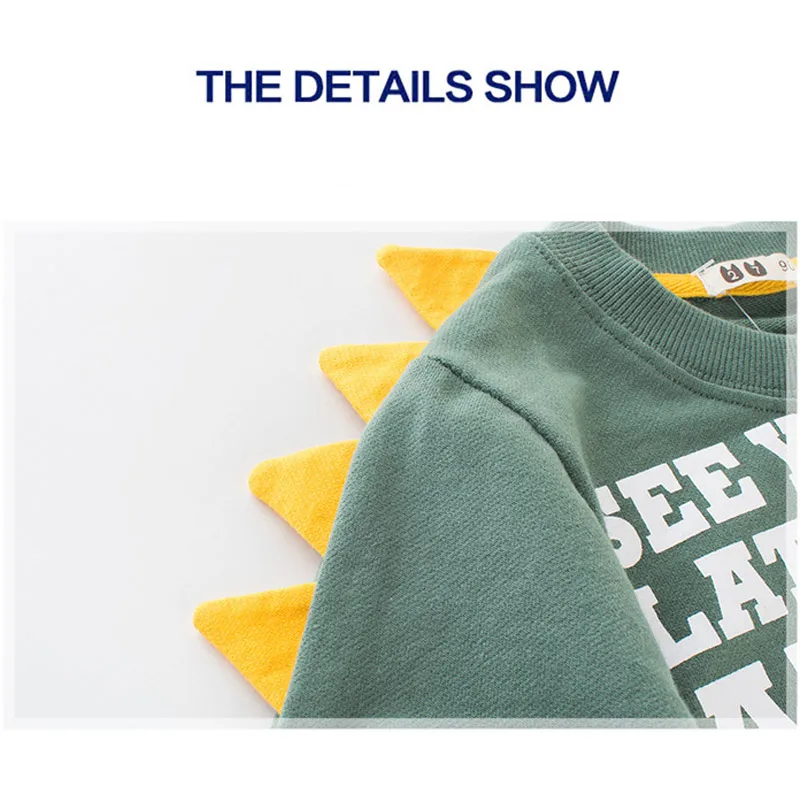 Детские футболки с длинными рукавами толстовка для мальчиков топы девочек