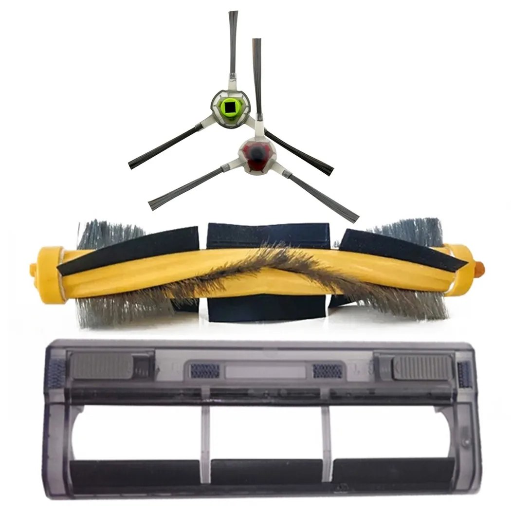 

Roller Brush + Cover + Side Brush Repalcement For Ecovacs Deebot OZMO 930 Vacuum Cleaner Accessories Main Rolling Brushes Cover