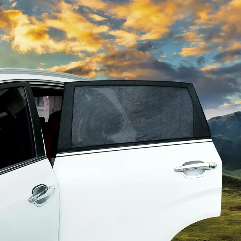 

Car Sunshade Universal Anti-mosquito Breathable And Anti-direct Sun Car Window Curtain Cover Double-sided window cover