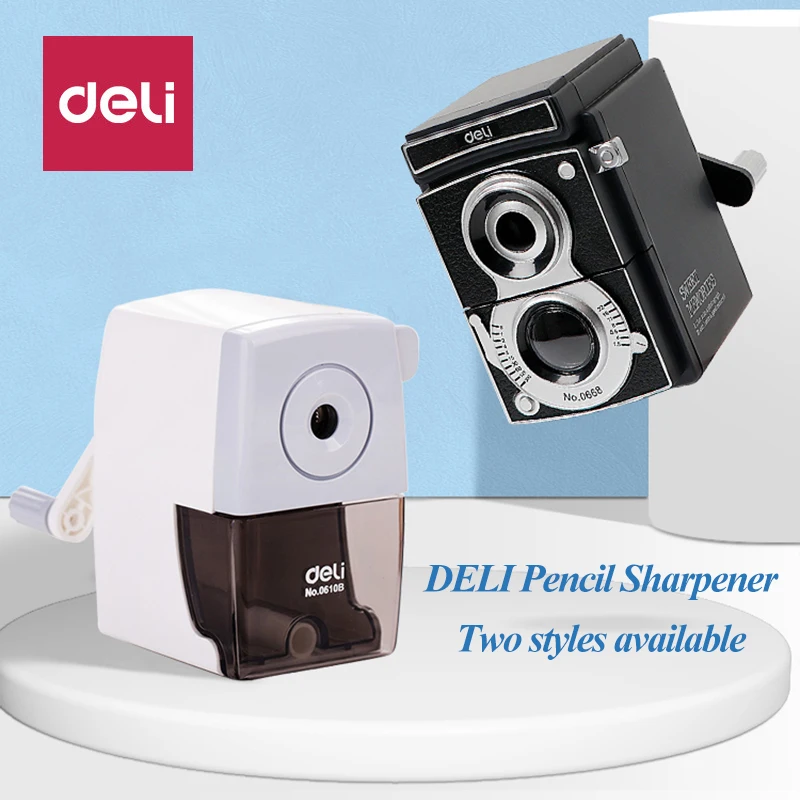 Sharpener Manual Pencil Cutter Hand Crank Rotary Knife Pencil Sharpener Stationery Supplies 0610b/0668