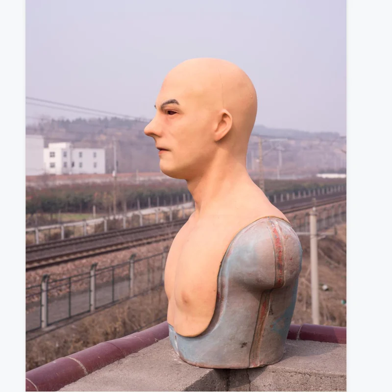 Бесплатная доставка Реалистичная силиконовая маска мужская маска|Статуэтка