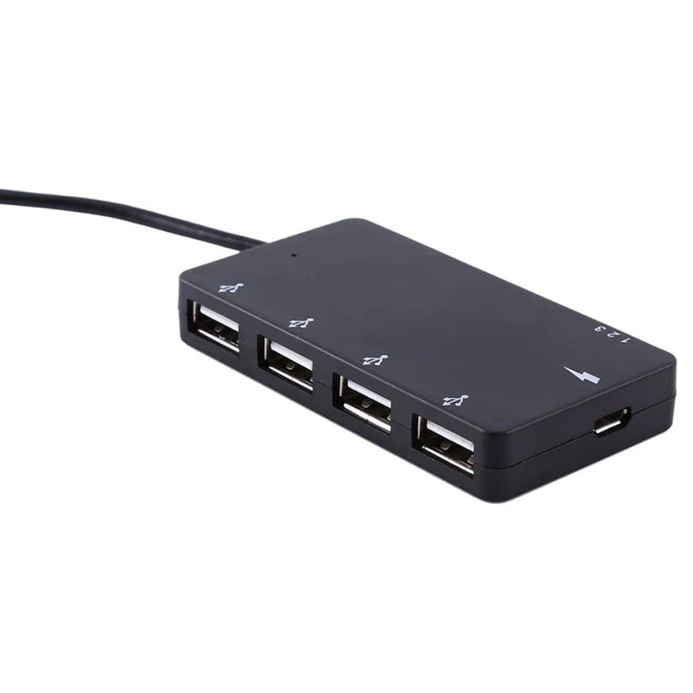 

Micro USB 4-Port USB 2.0 Hub OTG Power Charging Adapter Cable for Smartphone Tablet High Speed