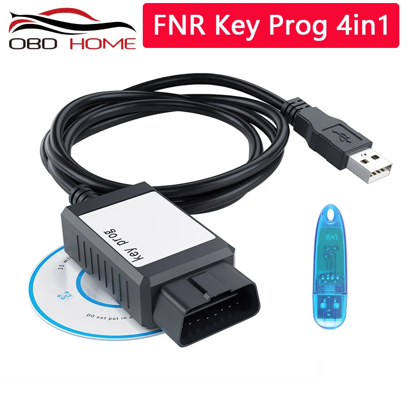 

OBD2 Key Programmer FNR 4 IN 1 USB Dongle Vehicle Programming For Ford for Renault for Nissan FNR Key Prog 4-IN-1 Diagnostic