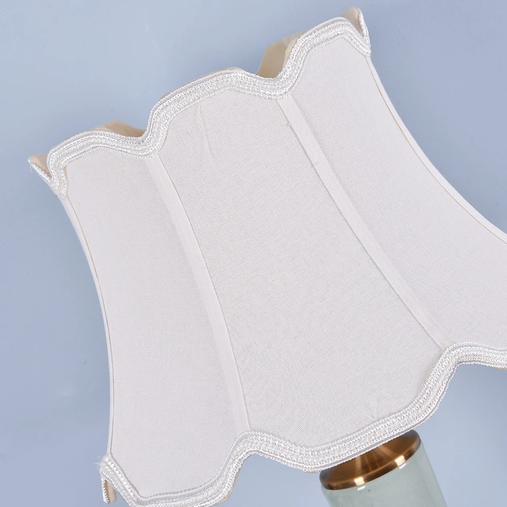 Купить 2 получают 15% Американский Стиль зеленый Керамика настольные лампы для