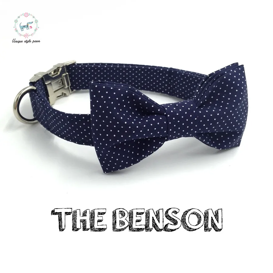 

dot dog collar bow tie personalized adjustable dog collar pet puppy designer product dog &cat necklace XS-XL pet accessories