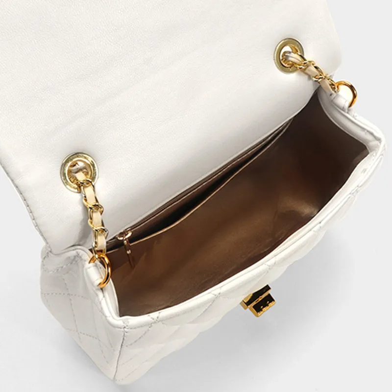

2021 New Fashion All-match Diamond Chain Bag Simple Trend Ladies Shoulder Messenger Bag Luxury Handbags Women Bags Designer Sac