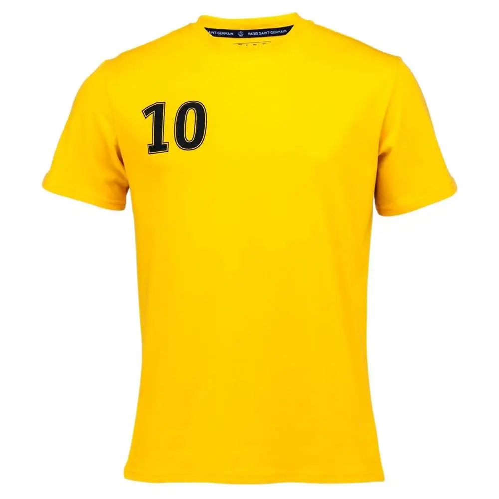 Париж Саин футболка Homme 'Neymar Jr' Officiel Jaune Футбол Футболка Мужская Унисекс модная
