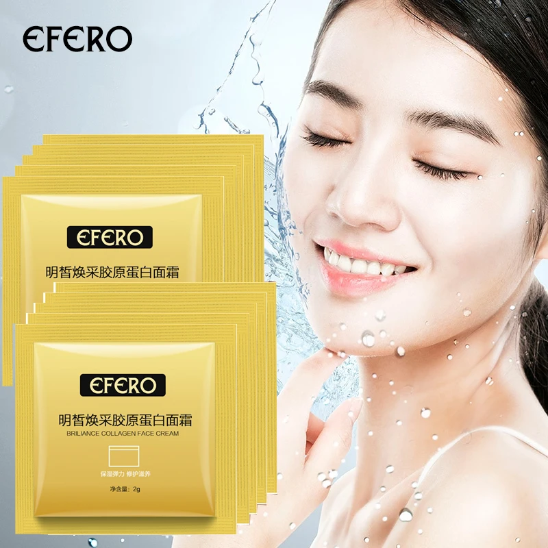 

30-10Packs Collagen Face Cream Moisturizing Emulsion Skin Care Whitening Anti-aging Oil-control Repair Anti Wrinkle Face Cream