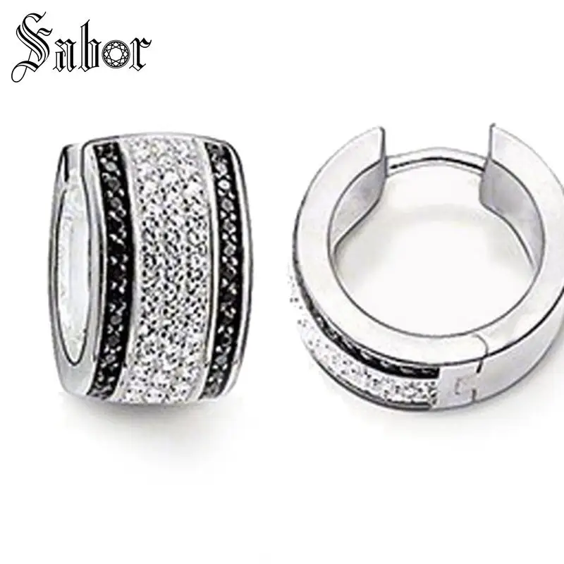 Серьги-кольца Creole серебряный цвет подарок для женщин высокое качество серьги