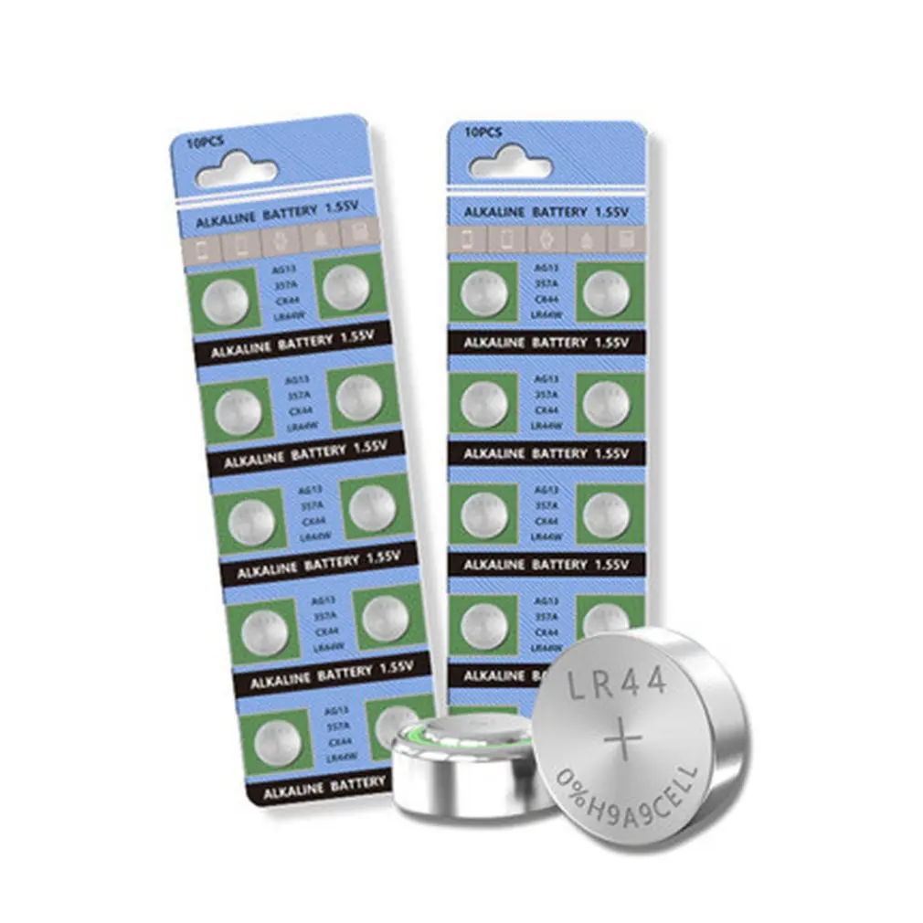 

Pack of 50 AG13 LR44 L1154 A76 Alkaline Button Battery Luminous Toy Battery Watch Electronic Clock Movement Flashing Alarm Flash