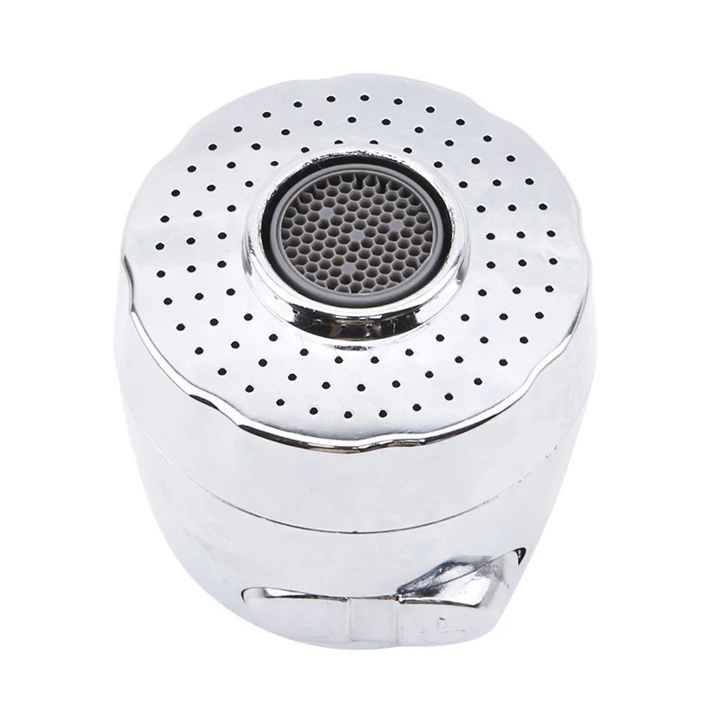 

1pcs Two Modes Silver Black Electroplate Faucet Nozzle Aerator Bubbler Sprayer Water-saving Tap Filter