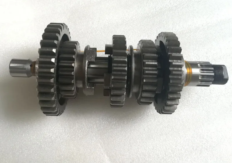 LayShaft OEM Качество Главная ось& Layshaft сборочный вал/основной вал для Jianshe ATV250-3-5 Loncin 250-F - Цвет: LayShaft