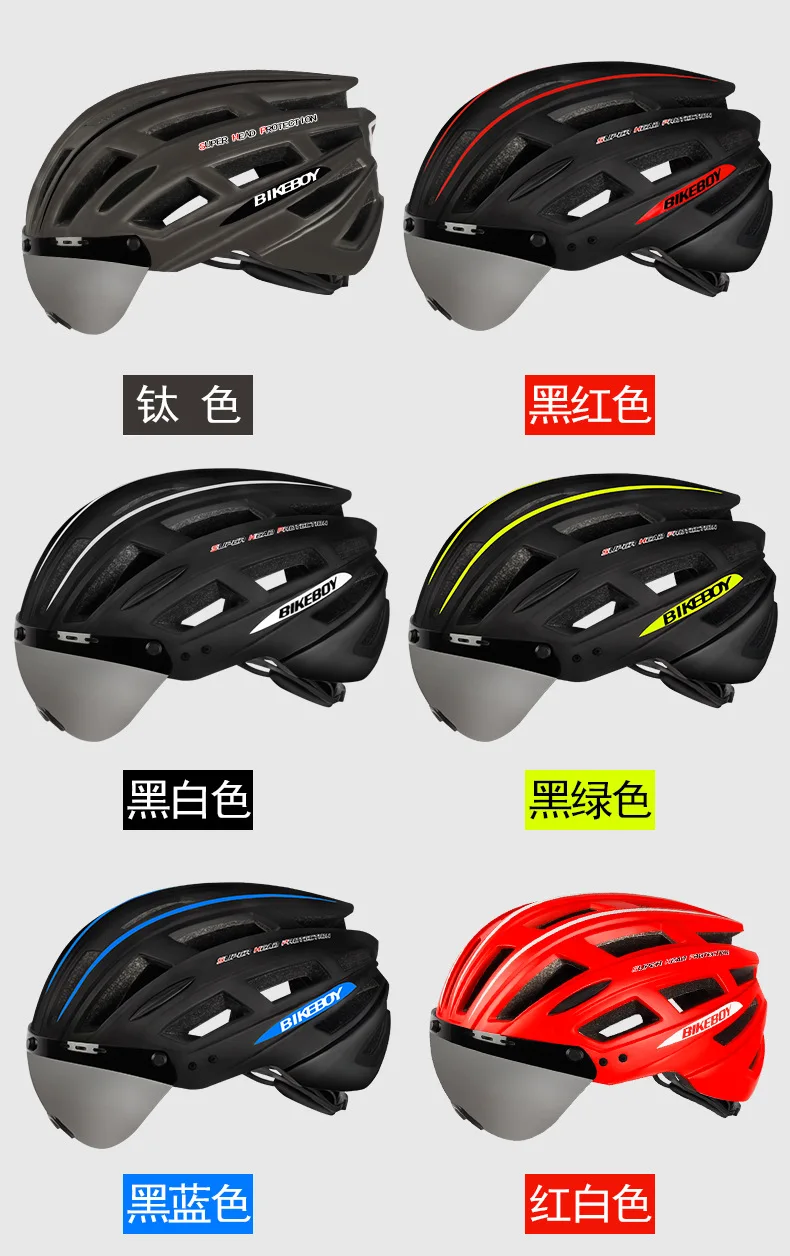 Bicycle helmet LED warning lamp light bike helmet airsof helmet Composites Half-covered Unisex bike helmet