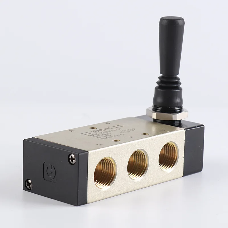 Двухпозиционный пятипортовый ручной Тяговый клапан рычажный регулирующий