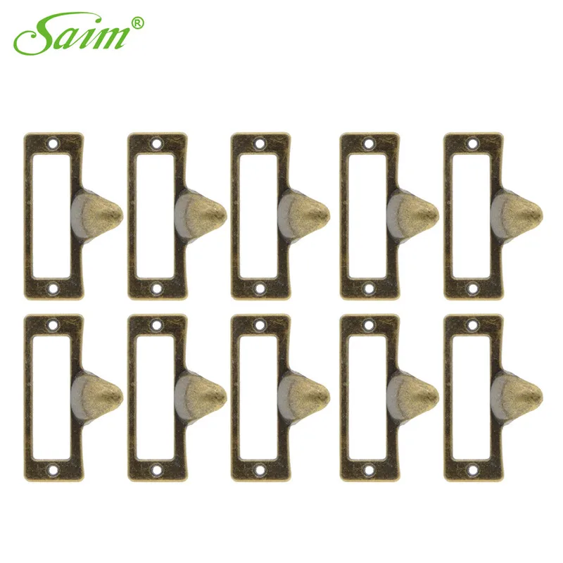 Saim выдвижная ручка для выдвижных ящиков рамка этикеток держатель карт чашка