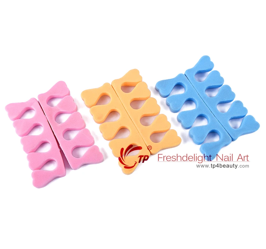 

100pcs/Pack Toes Separators Professional Nail Art Fingers Foots Sponge Soft Gel UV Beauty Tools Polish Manicure Pedicure Divider