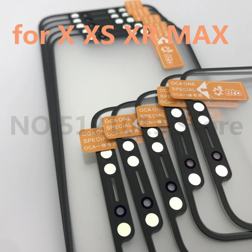 ЖК передний экран внешнее стекло Лен с OCA в сборе для iPhone X XS XR XS MAX сенсорная панель стекло Замена Запчасти для ремонта