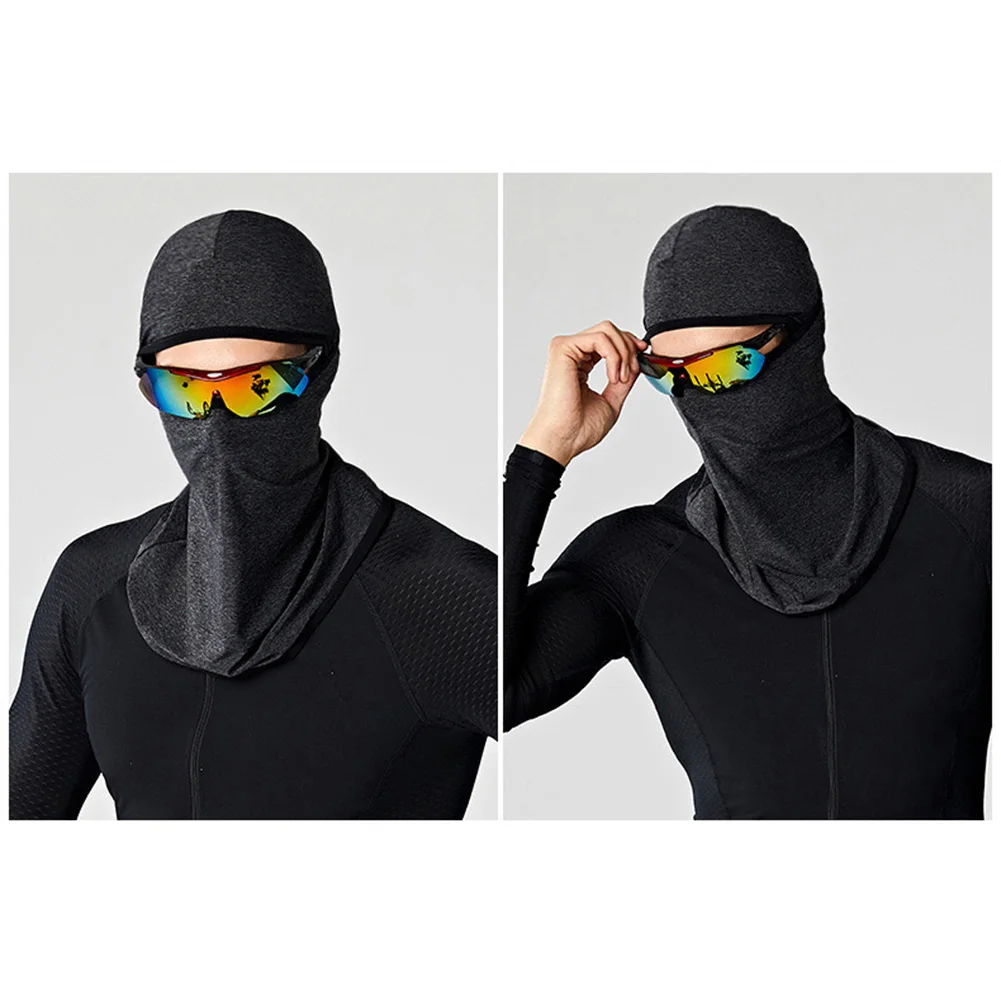 

New Ice Silk Summer Windproof Outdoor Cycling Hike Neck Full Face Mask Hat Balaclava Cover outdoor cycling exercise Quick dry
