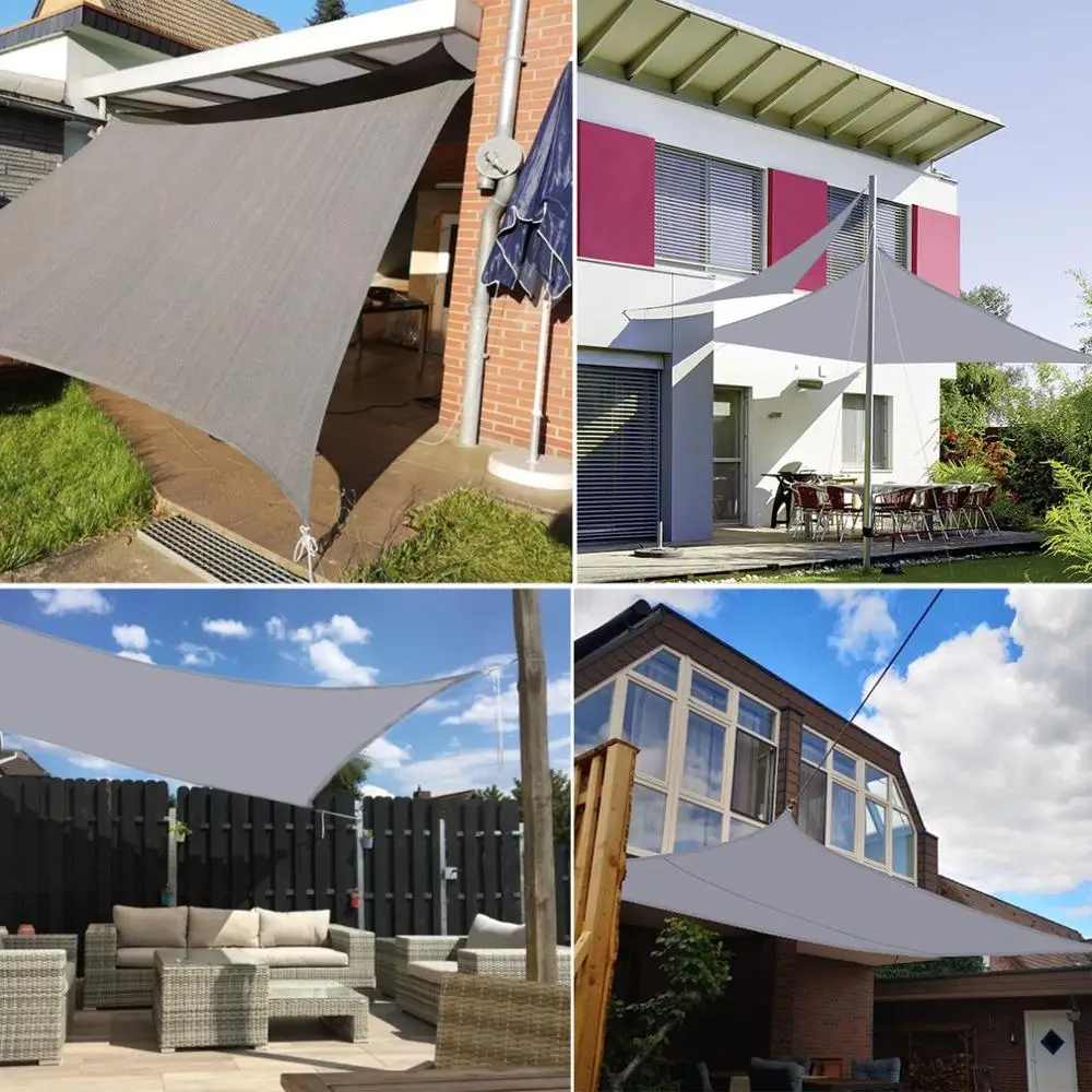 Водонепроницаемый солнцезащитный козырек тент парус для кемпинга Большая Ткань